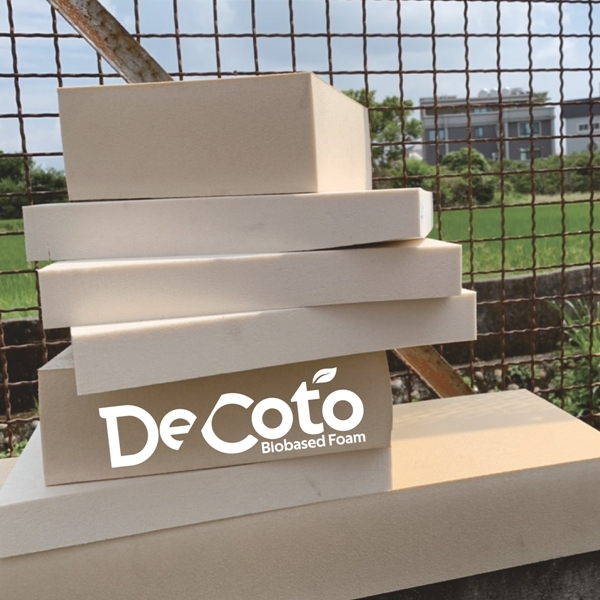 新產品發布 –DeCoto(二次發泡)生質環保泡棉